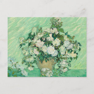 Vincent van Gogh Rose Impressionist Postkarte