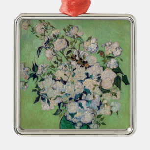Vincent van Gogh - Rose Ornament Aus Metall