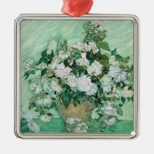 Vincent van Gogh - Rose Ornament Aus Metall