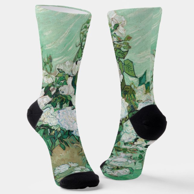 Vincent van Gogh - Rose Socken (Gewinkelt)