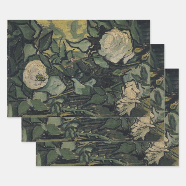 Vincent van Gogh - Rose und Käfer Geschenkpapier Set (Set)