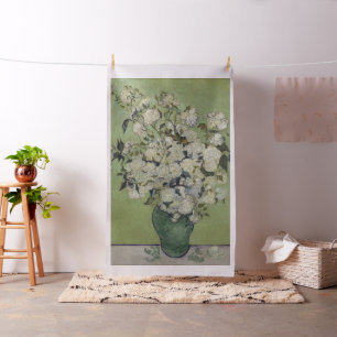 Vincent van Gogh Rose Vintage BlumengalerieHD Stoff