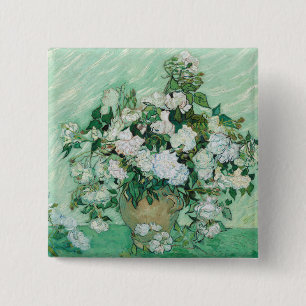 Vincent van Gogh - Rosen Button