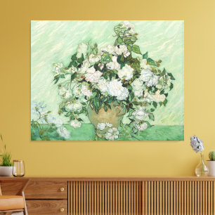 Vincent van Gogh - Rosen Leinwanddruck