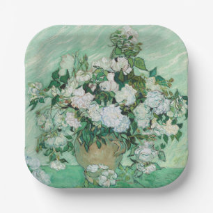 Vincent van Gogh - Rosen Pappteller
