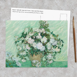 Vincent van Gogh - Rosen Postkarte