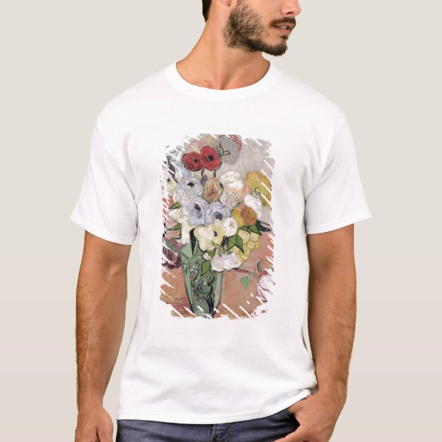 Vincent van Gogh | Rosen und Anemonen, 1890 T-Shirt (Vorderseite)