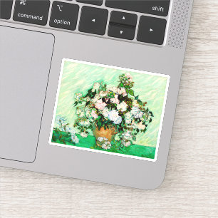 Vincent Van Gogh Roses (1890) Aufkleber