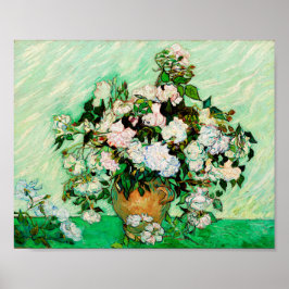Vincent Van Gogh Roses (1890) Poster