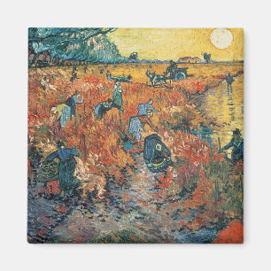 Vincent van Gogh   Rote Weinberge in Arles, 1888 Magnet