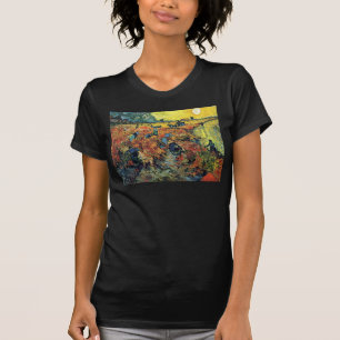 Vincent Van Gogh - Roter Weingarten bei Arles Male T-Shirt