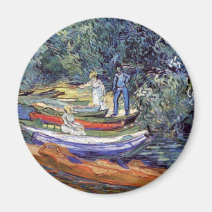 Vincent Van Gogh - Ruderboote auf dem Oise der Ban Magnet