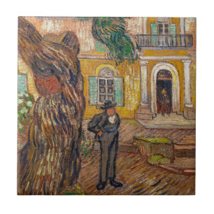 Vincent Van Gogh - Saint-Paul-Asyl in Saint-Remy Fliese