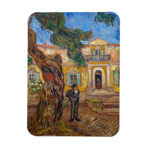 Vincent Van Gogh - Saint-Paul-Asyl in Saint-Remy Magnet