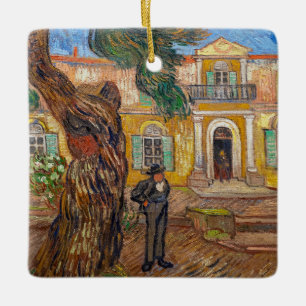 Vincent Van Gogh - Saint-Paul Asylum in Saint-Remy Keramikornament