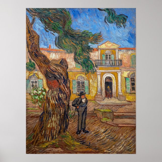 Vincent Van Gogh - Saint-Paul Asylum in Saint-Remy Poster (Vorne)