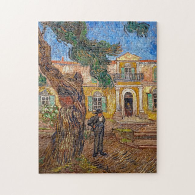 Vincent Van Gogh - Saint-Paul Asylum in Saint-Remy Puzzle (Vertikal)