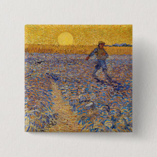 Vincent van Gogh - Sämann bei untergehender Sonne Button