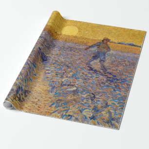 Vincent van Gogh - Sämann bei untergehender Sonne Geschenkpapier