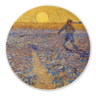 Vincent van Gogh - Sämann bei untergehender Sonne Keramikknauf