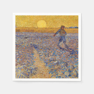 Vincent van Gogh - Sämann bei untergehender Sonne Serviette