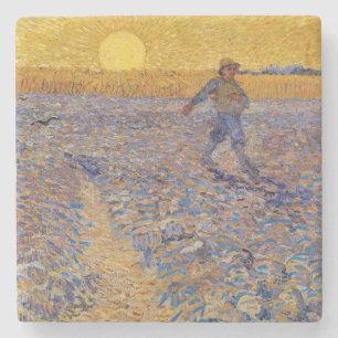 Vincent van Gogh - Sämann bei untergehender Sonne Steinuntersetzer