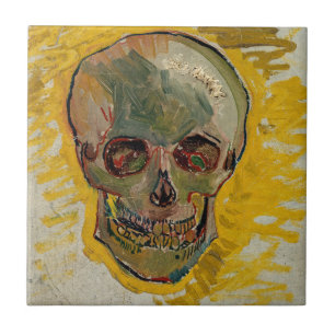 Vincent van Gogh - Schädel 1887 #2 Fliese