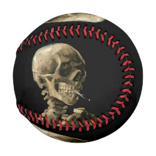 Vincent van Gogh - Schädel mit brennender Zigarett Baseball