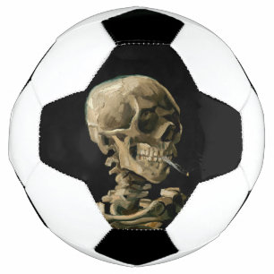 Vincent van Gogh - Schädel mit brennender Zigarett Fußball
