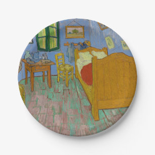 Vincent Van Gogh Schlafzimmer Gemälde Pappteller