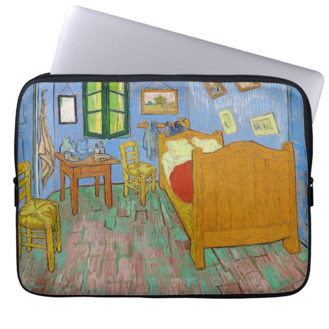 Vincent Van Gogh. Schlafzimmer. Impressionismus Vi Laptopschutzhülle (Vorderseite)