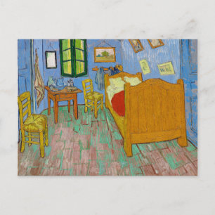 Vincent Van Gogh Schlafzimmer. Impressionistische  Postkarte