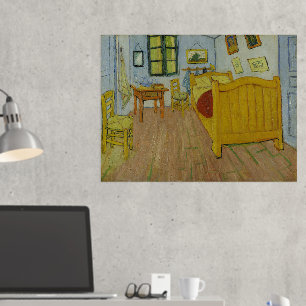 Vincent Van Gogh, Schlafzimmer in Arles, 1. Versio Foliendrucke