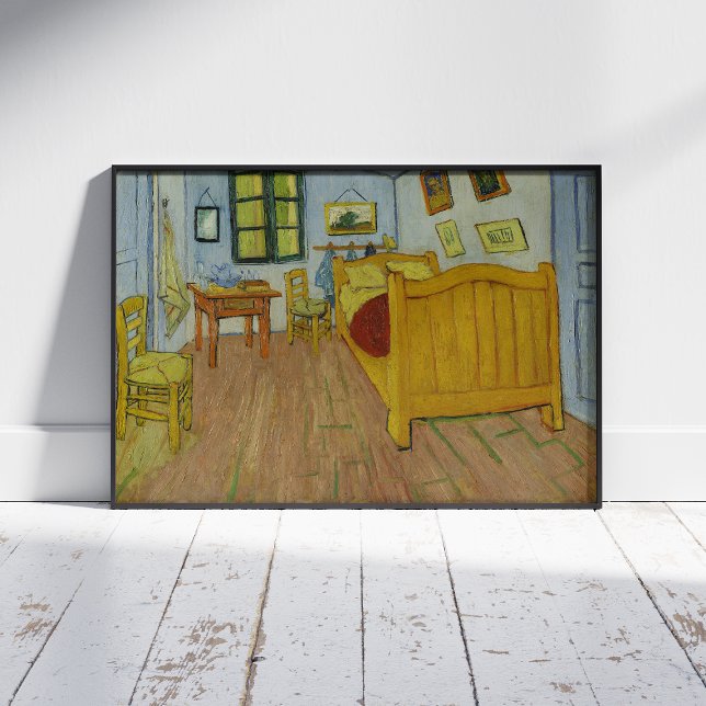 Vincent Van Gogh, Schlafzimmer in Arles, 1. Versio Poster (Von Creator hochgeladen)