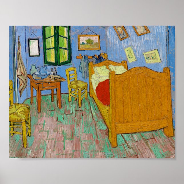 Vincent van Gogh Schlafzimmer in Arles Malerei Poster (Vorne)