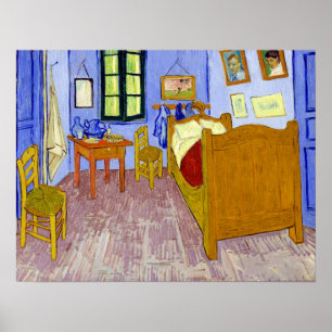 Vincent van Gogh Schlafzimmer in Arles Poster