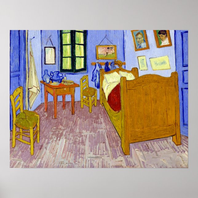 Vincent van Gogh Schlafzimmer in Arles Poster (Vorne)