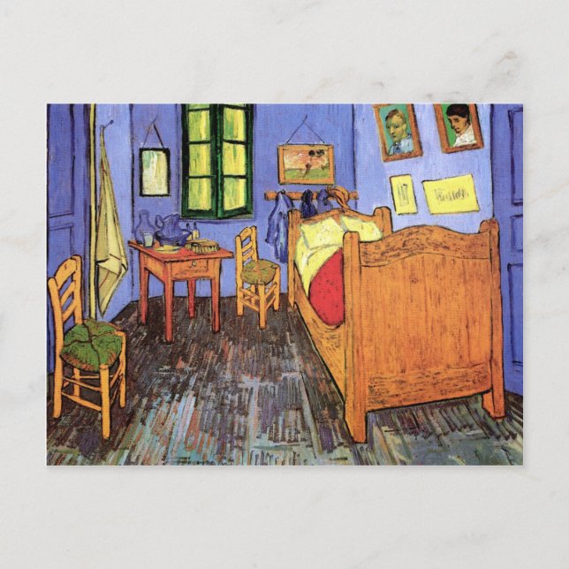 Vincent Van Gogh - Schlafzimmer mit Arles Fine Art Postkarte (Vorderseite)