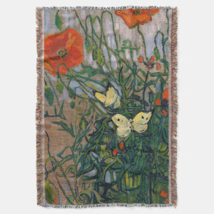 Vincent van Gogh - Schmetterlinge und Mohn Decke