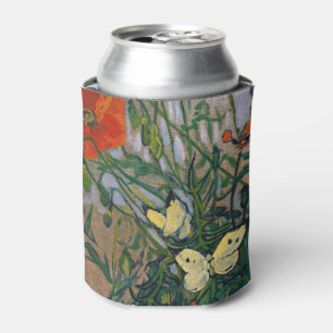 Vincent van Gogh - Schmetterlinge und Mohn Dosenkühler