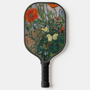 Vincent van Gogh - Schmetterlinge und Mohn Pickleball Schläger