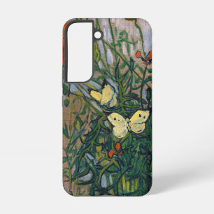Vincent van Gogh - Schmetterlinge und Mohn Samsung Galaxy Hülle
