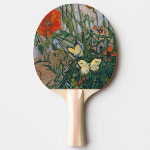 Vincent van Gogh - Schmetterlinge und Mohn Tischtennis Schläger