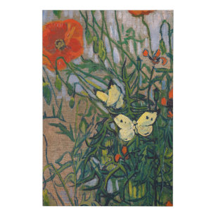Vincent van Gogh - Schmetterlinge und Pfoten Künstlicher Leinwanddruck