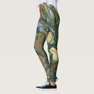 Vincent van Gogh - Schmetterlinge und Pfoten Leggings