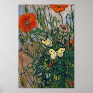 Vincent van Gogh - Schmetterlinge und Pfoten Poster