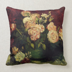 Vincent van Gogh-Schüssel mit Pfingstrosen und Kissen