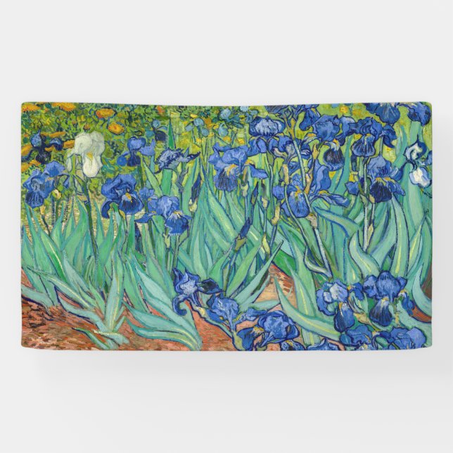 Vincent Van Gogh - Schwertlilien Banner (Horizontal)