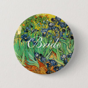 Vincent van Gogh,Schwertlilien Button