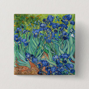 Vincent Van Gogh - Schwertlilien Button